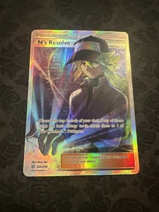 N's Resolve (Full Art) 232/236 Sm-Cosmic Eclipse Holo - Picture 1 of 10