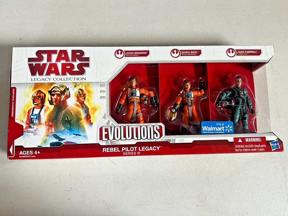 Star Wars Evolutions Set 3.75" Rebel Pilot Legacy Series III a6 - Image 1 of 3