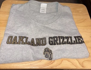 Rochester MI Oakland U Grizzlies, T-Shirt Light Fading, Large Unisex - Bild 1 von 5