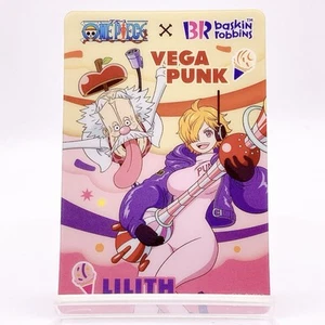 One Piece × Baskin Robbins Vega Punk Lilith Collaboration Clear Card Japan Anime - Bild 1 von 8