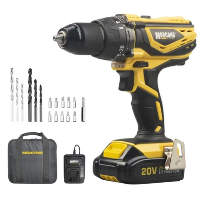 21V Cordless Drill Combi Driver High Power Electric Screwdriver Set  Battery UK - Image 1 of 4