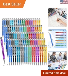 Confezione Bulk Penna Inspirational Quotes Metal - Foto 1 di 8