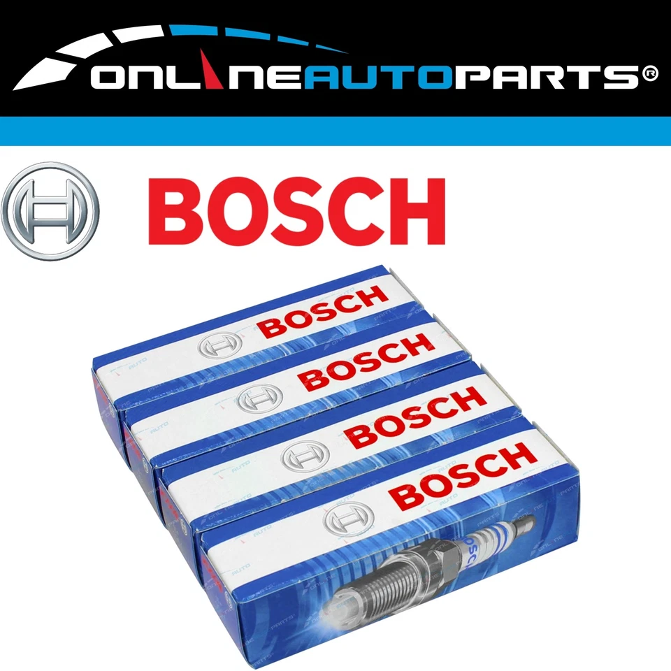 Bosch Spark Plugs 4cyl Set for Ford Festiva WD WF 1.5L B5 1997~2000 Engine - Image 1 of 1