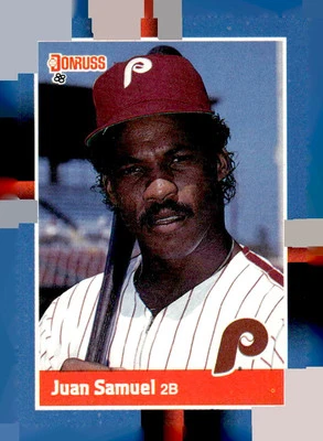 1988 Donruss #288b Juan Samuel - Image 1 of 2