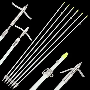 3/6/12 XArchery Fishing Arrow Solid Fiberglass Broadhead OD8mm Bowfishing Target - Picture 1 of 10