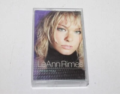 LeAnn Rimes I Need You Cassette Tape 2001 Curb Records 8573876384 - Image 1 of 4