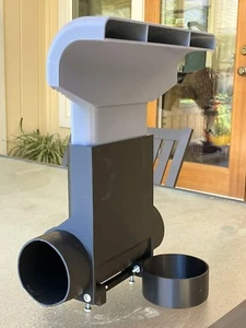 Low-Profile Duct for BedJet or BedFan -Reduces Air Escaping from Bed -Horizontal