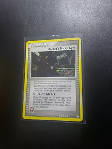 Pokemon - REVERSE HOLO - Rocket’s Tricky Gym 90/109 EX Team Rocket Returns - Picture 1 of 2