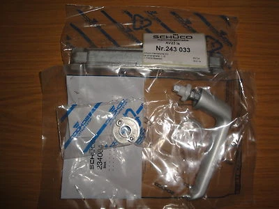 Schüco Fenstergriff Reparatur-Set mit Griff 234004 silber 234007 RAL 9016