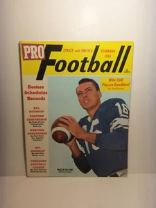 1963 STREET & SMITH'S  FOOTBALL YEARBOOK  MAGAZINE  ( MILT PLUM DETROIT LIONS ) - Imagen 1 de 5