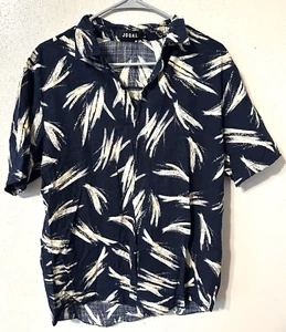 Camisa Jogal Para Hombre Grande Manga Corta Abotonada Diseño Informal Hawaiano Ligera - Imagen 1 de 4