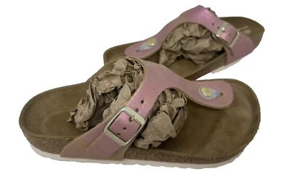 Chanclas Birkenstock para mujer Gizeh sin cordones rosa metálico talla: 7 111i Foto 1 de 4