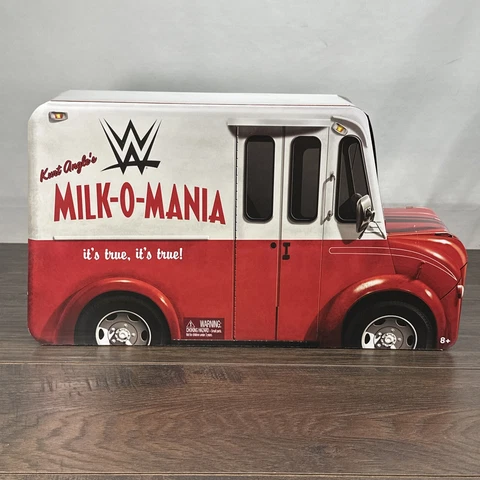 Milk-O-Mania WWE Mattel Elite Epic Moments Set Kurt Angle, Stephanie, Stone Cold Cover