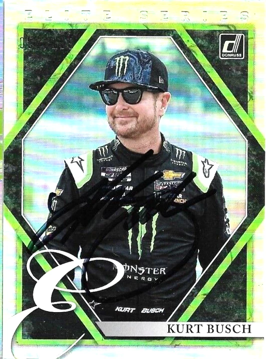 @@Kurt Busch signed auto 2022 DONRUSS ELITE #E15 NASCAR STAR L/199 - Image 1 of 1