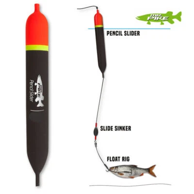 Quantum Mr.Pike Pencil Slider Pose Schwimmer Köfi Pose Größe zur Auswahl