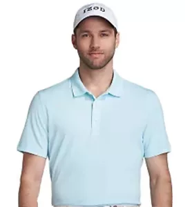 Herren IZOD Classic Fit Golf Poloshirt Türkis Large SwingFlex UPF Cool FX NEU - Bild 1 von 23