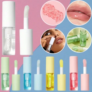 SHEGLAM Jelly Lip Gloss Clear Hydrating Lip Oil Moisturizing Liquid Lip Cosmetic - Picture 1 of 38