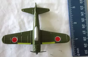 DYNA-FLITES A114 GREEN JAPANESE ZERO METAL AIRPLANE - Picture 1 of 3