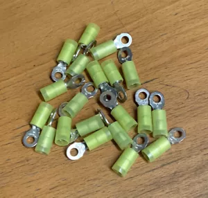 ABB / THOMAS & BETTS RC10-10X RING TERMINAL Hole #10 12-10AWG Yellow (20pcs) - Picture 1 of 1