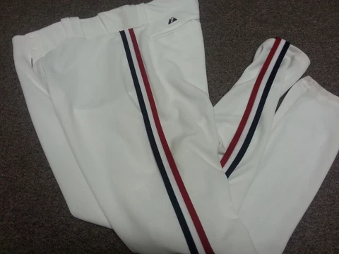 CHARLIE SHEEN INDIANS AUTHENTIC THROWBACK BASEBALL PANTS TRIM FREE SHIP Cover