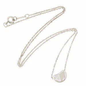 Tiffany & Co. Schmuck Peretti 925 Sterlingsilber Bohnenanhänger Kette Halskette - Bild 1 von 4