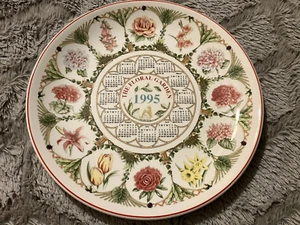 Spedizione gratuita! Piatto calendario Wedgwood 1995 - Il giardino floreale. Senza scatola o certificato di autenticità - Foto 1 di 9