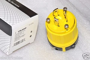 1 pieza - Enchufe de bloqueo duro giro COOPER CRL620P NEMA L6-20 20A 250 V - Imagen 1 de 5