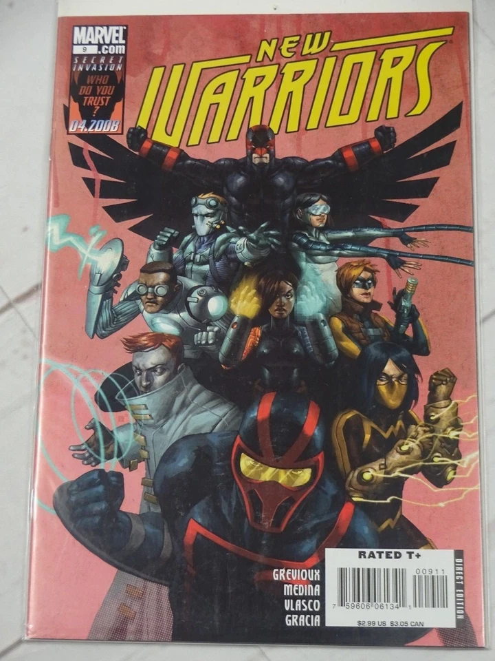 New Warriors #9 Apr. 2008 Marvel Comics - Image 1 of 1