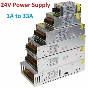 Regulated Universal DC 24V Switching Power Supply Transformer Adapter LED 1A-33A - Picture 1 of 29