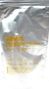 Genuine Savin 5235 889889 Yellow Developer (1) Factory Sealed Bag NOS - Imagen 1 de 1