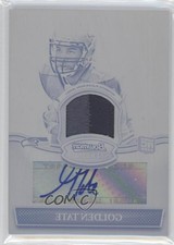 2010 Bowman Sterling Printing Plate Cyan 1/1 Golden Tate Rookie Auto RC 2k0