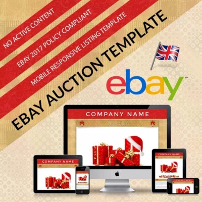 Professional Ebay Listing Template Mobile Friendly Design 2019 HTTPS Compiliant - Image 1 of 4