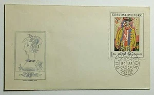 1966 Czechoslovakia FDC Painter Illustrator Artist Ľudovít Fulla's Regret II - Picture 1 of 1