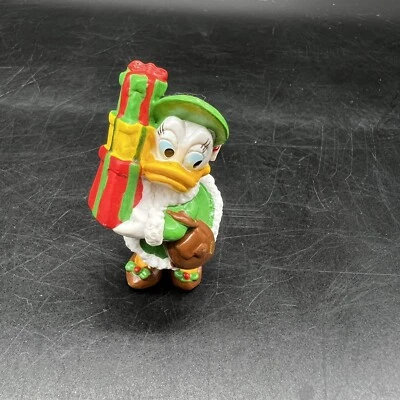 Disney Applause Vintage Daisy Duck Christmas Presents  2 ” Action Figure Toy - Image 1 of 4