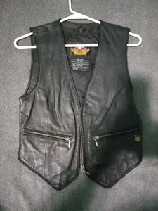 HARLEY DAVIDSON DAMEN MOTORRADWESTE LEDER EXTRA KLEIN - Bild 1 von 2