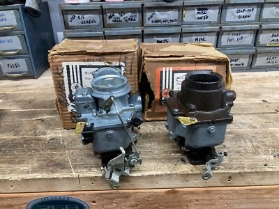 Pair New Carter WCD 1941-1942 Buick 2x2 248 Carburetor’s - Image 1 of 2