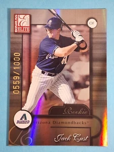 2001 Donruss Elite RC Jack Cust Arizona Diamondbacks #158 559/1000 ⚾ - Picture 1 of 2