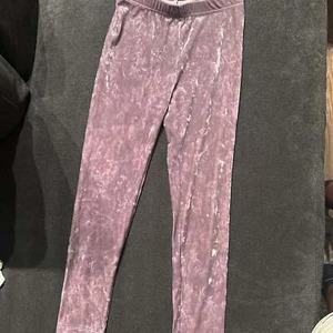 sparkly purple Leggings Black Size S (6/7) - Picture 1 of 2