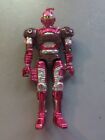 1996 Bandai Beetleborgs Red Striker Action Figure Metallic