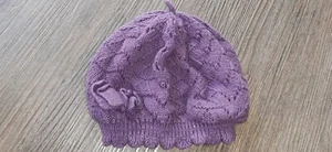 warme Mütze lila H&M 62 / 68 Babymütze Baby Mädchen Babygirl Strickmütze - Bild 1 von 7