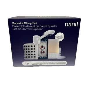 Nanit Superior Sleep Set -Includes Newborn Baby Essentials: Nanit Pro Camera 5pc - Picture 1 of 6