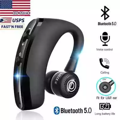 Nuevo Trucker Micrófono Inalámbrico Azul Loro Bluetooth Cancelación de Ruido Auriculares Auricular Foto 1 de 4