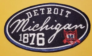 Parche bordado Detroit Michigan 1876 - Imagen 1 de 2