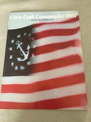 Chris Craft 1967 Commander Vintage Boat Brochure / Catalog, NOS - Image 1 of 3