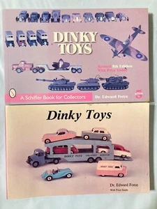 2 VINTAGE DINKY TOYS GUIDE METAL CARS TRUCKS AIRPLANES MILITARY VEHICLES BUSES++ - Bild 1 von 2