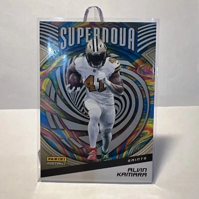2021 Panini Instant NFL - Supernova #S16 Alvin Kamara /3357 - Image 1 of 2