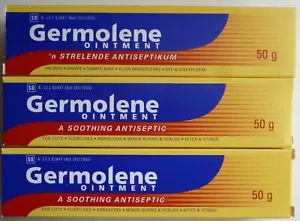 3 x Germolene Pink Antiseptic / Analgesic Ointment 50g Tube (Exp. 08/2026) - Picture 1 of 4