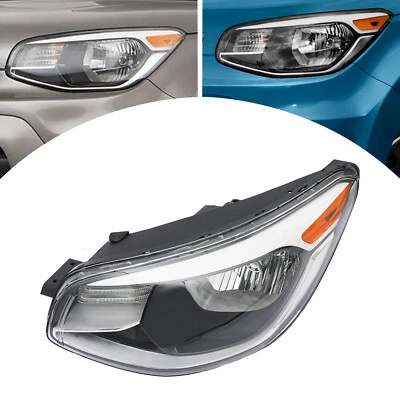Left Driver Halogen Headlight Headlamp for Kia Soul 2014 2015 2016 2017-2019 Foto 1 de 4
