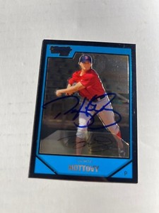 Boston Red Sox TOMMY HOTTOVY Signed Card