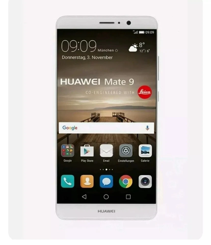 Huawei Mate 9 Dual-SIM 64 GB argento Smartphone NUOVO SIGILLATO GARANZIA ITALIA  - Immagine 1 di 1